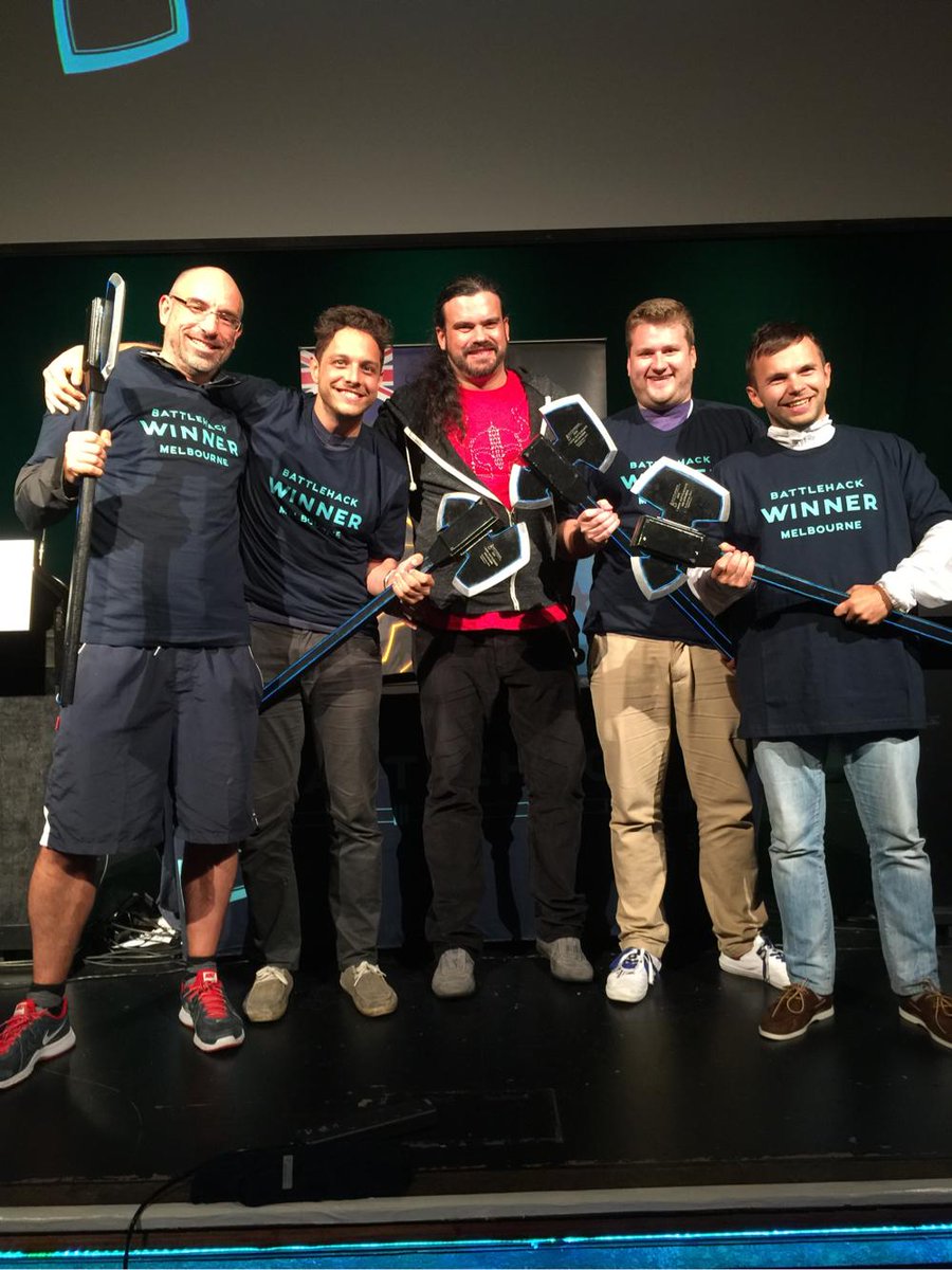 paypaldev's tweet image. Drum roll please? The ultimate #BattleHack Melbourne winner is Team #NightRider !!! See you at the World Finals!
