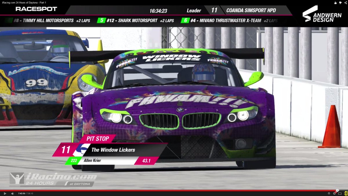 AllenKrier's tweet photo. Getting serviced on pit road in the #TeamWindowLickers #FHWAM BMW before going out for my second stint. @RaceSpotTV http://t.co/IQIXBG2vmc