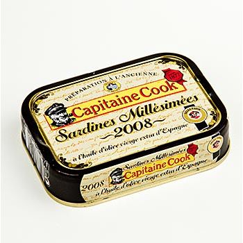 Capitaine Cook's 'vintage' sardientjes. Een must-have voor de liefhebber van sardientjes! tinyurl.com/ookean3