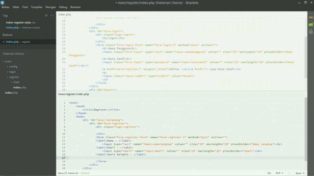 iitpranataa's tweet photo. kode halaman register. #html #code #formregister #halamadaftar #ngoding #ngecode #css #php #doaFebruary #fotoiit #iit http://t.co/wOOrE107to