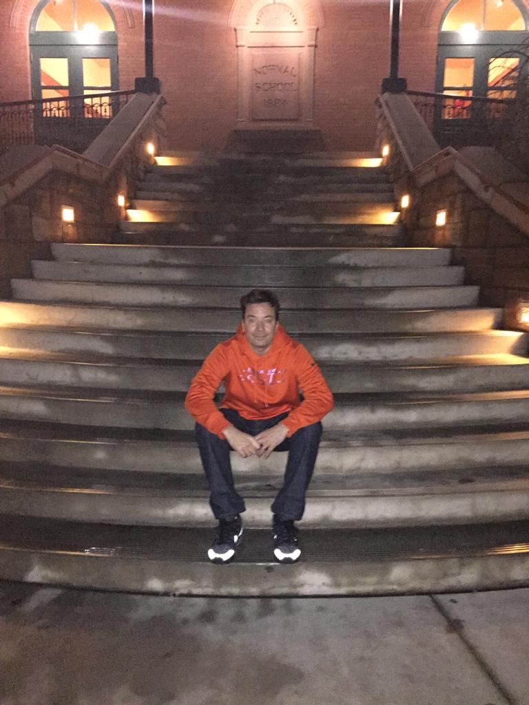 ASUPresOffice's tweet photo. Thanks for stopping by! Let us give you a tour next time. @jimmyfallon Hey, @ASU! Where are you guys? #ASUTonight http://t.co/ziXmk5v55N