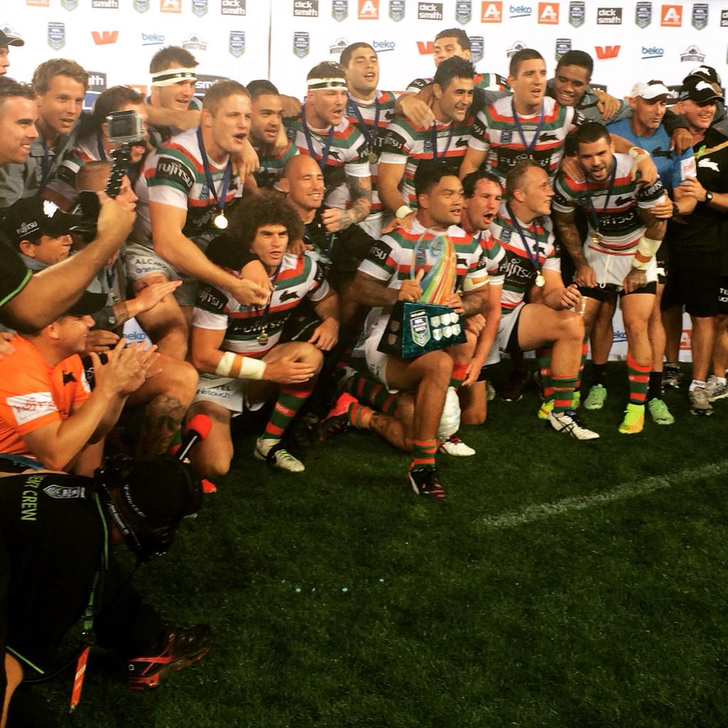 Glory glory to South Sydney the new #NRLAKL9s champions <a href="/SSFCRABBITOHS/">South Sydney Rabbitohs 🐰</a>