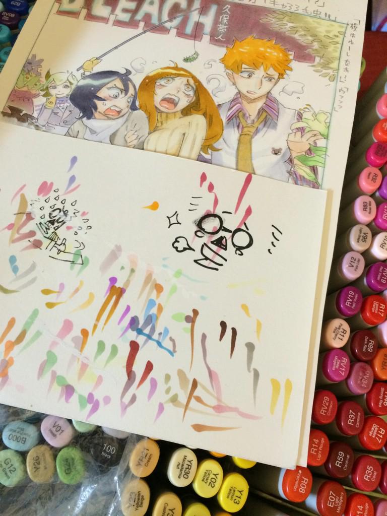BLEACHの久保帯人先生「一護は自分で描いても一番ムズイ、描きやすいの