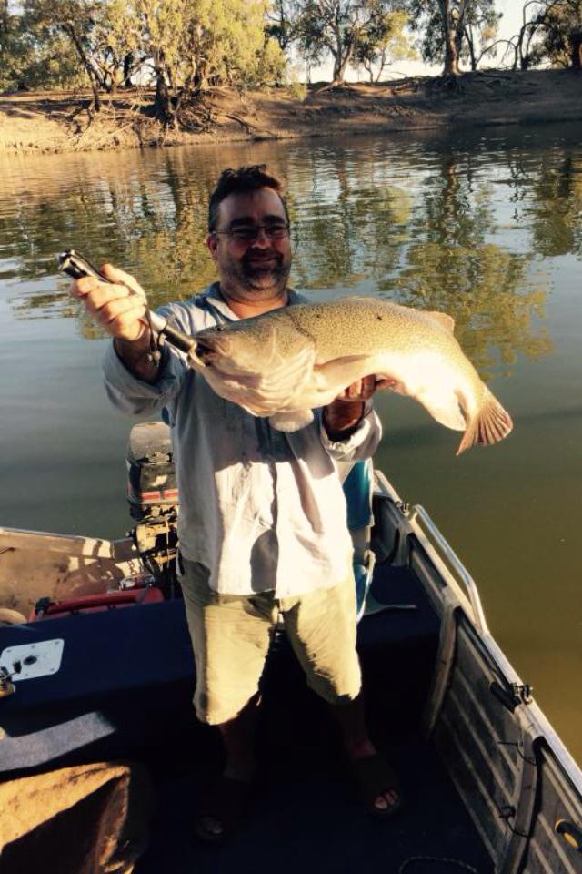 shocking1805's tweet image. Couple of nice cod I caught over the weekend at Menindee! #lovemyfishing #menindee