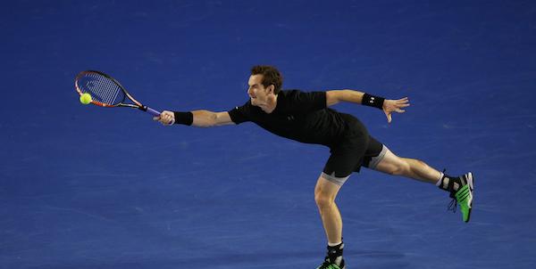 TeamGB's tweet photo. We're underway in Melbourne! Let's see your support for @andy_murray as he bids for his first #AusOpen title http://t.co/m6URtVtdSj