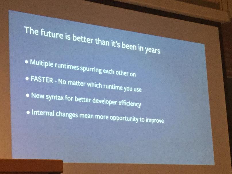 miss_jwo's tweet image. The future of #php is bright. #phpfosdem