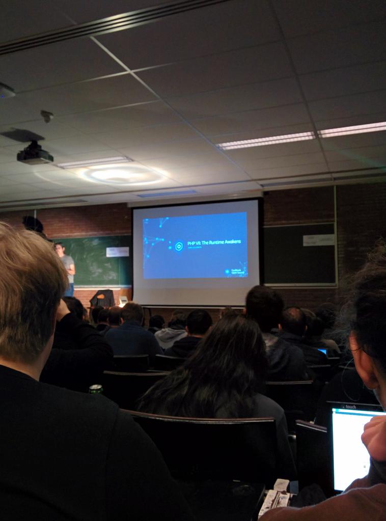 climbing_jo's tweet image. Interesting talk about the future of #php at #phpfosdem!