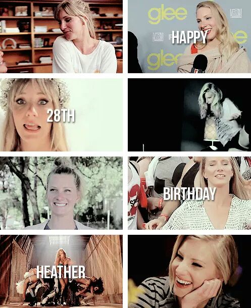 Happy birthday Heather Morris 