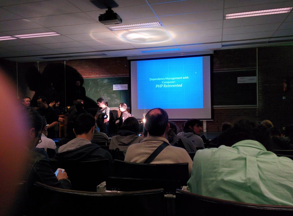 climbing_jo's tweet image. Next up, PHP reinvented! #phpfosdem #php