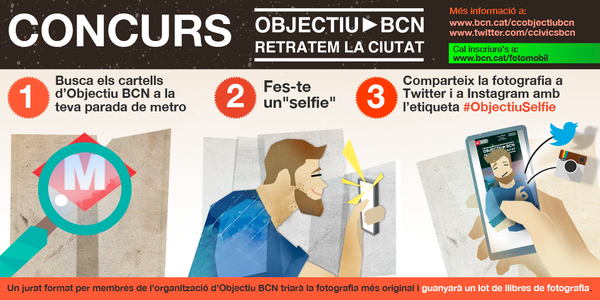 bcncultura's tweet photo. MT @CcivicsBCN: Ja heu trobat les fotografies #ObjectiuBCN al #metrobcn?  http://t.co/X1FomEeb8F  #ObjectiuSelfie http://t.co/2XdqkeZwHs