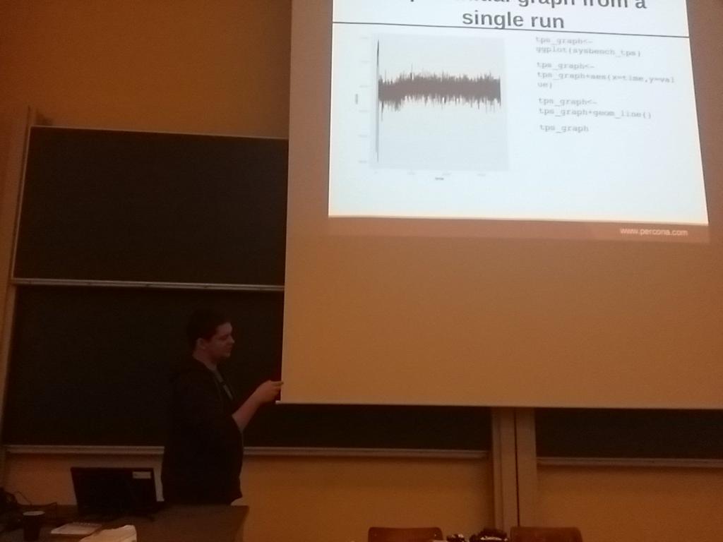 jynus's tweet image. #PeterBorosRulez (now with graphs) at #mysqldevroom in #fosdem