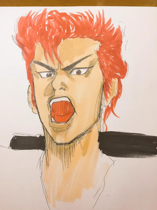 久々の落書き。スラムダンクです。 