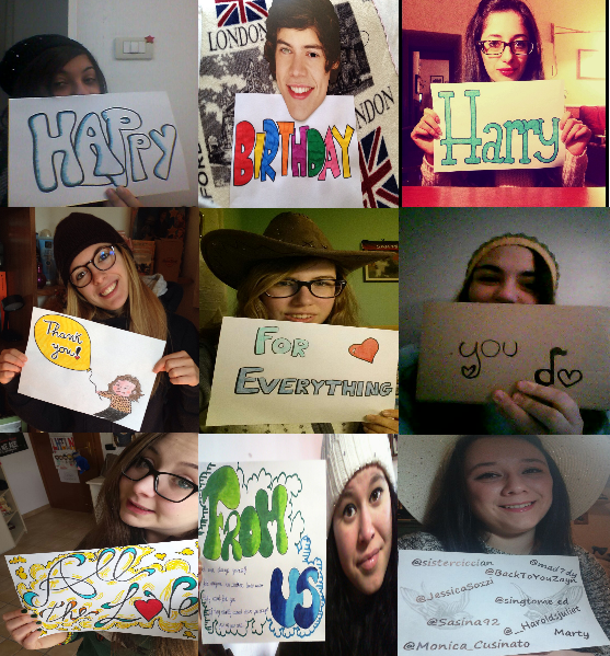 LydiaSophie1306's tweet photo. Happy BDay @Harry_Styles !
#HappyBirthdayHarryStyles #HappyBirthdayHarryfromItaly
#HatsOnForHarry #DirectionerOver18 http://t.co/owvQoY9EAo