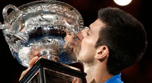 RADTenis's tweet image. #AusOpen2015 Djokovic obtuvo su quinto @AustralianOpen tras vencer a Murray por 7-6, 6-7, 6-3 y 6-0 en 3hs39m.