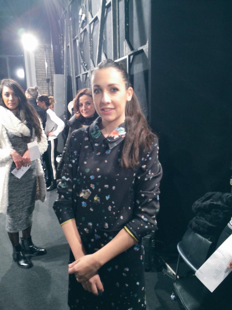 NOTJUSTALABEL's tweet photo. NJAL meets the design force behind #PROJECT149 just before her show @ALTAROMA #AltaRoma http://t.co/3pnNKyxrR2