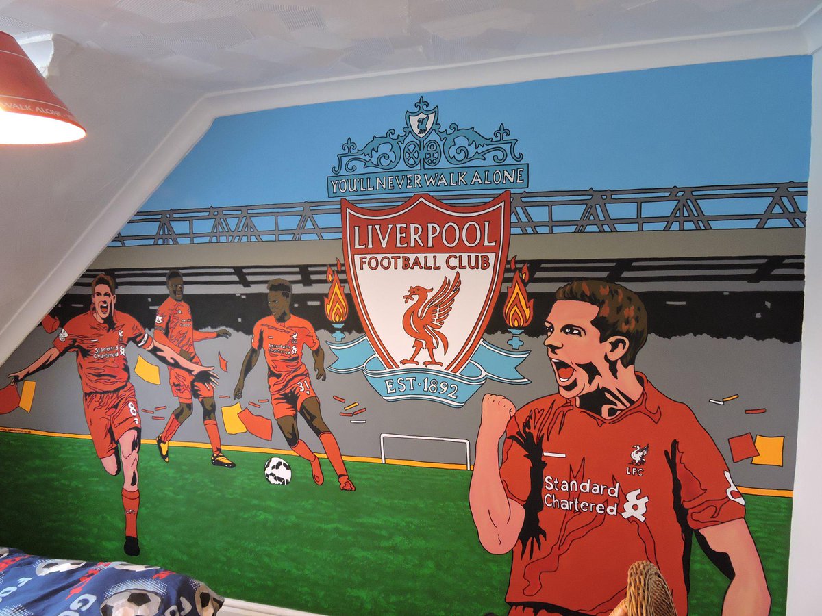 Job4DaVinci's tweet photo. #LFC #WallArt #Mural as seen in todays Echo http://t.co/C19Cy6pS2n http://t.co/O9N8jhVjLi