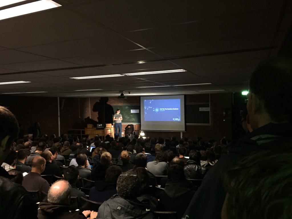 jornjambers's tweet image. PHP 7, full room! #fosdem15