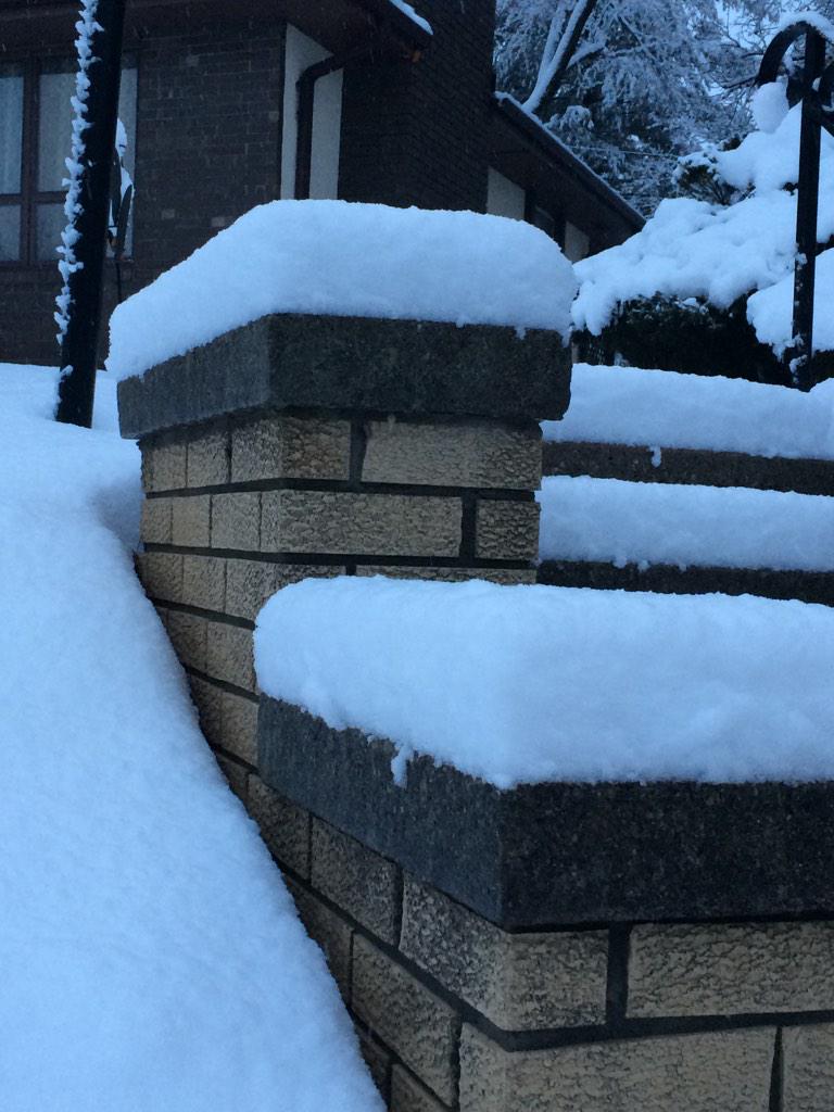 NevilleKMBC's tweet image. Thanks, Beth! RT @ezbeesolutions: @NevilleKMBC @JanaCorrieKMBC  happy snowy superbowl Sunday ! #weatherbugbeth