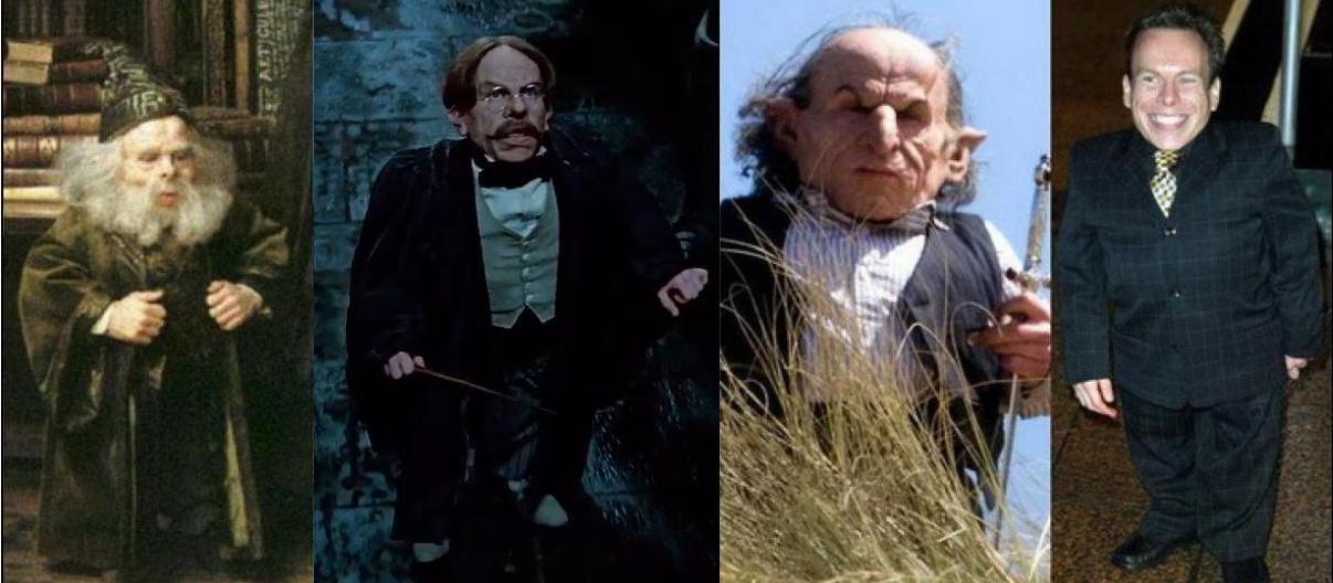 Happy 45th Birthday, Warwick Davis ( He played Professor Flitwick, as well as Griphook in the DH. 