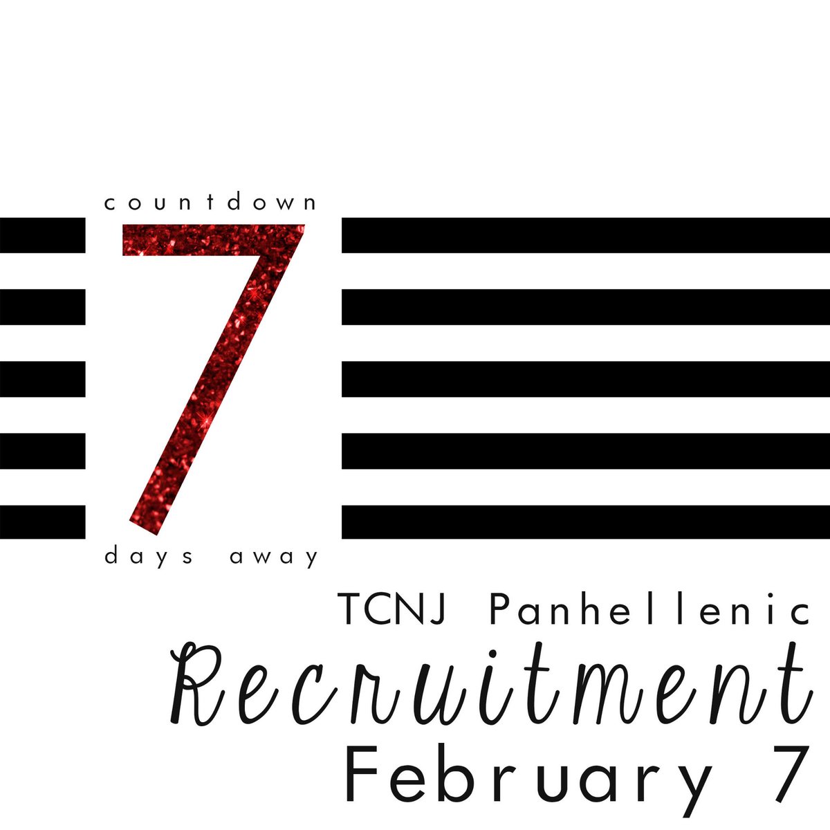 TCNJPanhell's tweet photo. Get ready for formal recruitment TCNJ! http://t.co/3MN13Ob6Ik