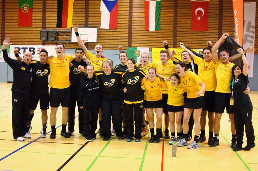 Euroshield's tweet photo. And the winner is: Bec @BecKorfballClub! Result of final vs. Pegasus 11:7. Grats! We'll back with more photos later! http://t.co/ab5M1LzI5F