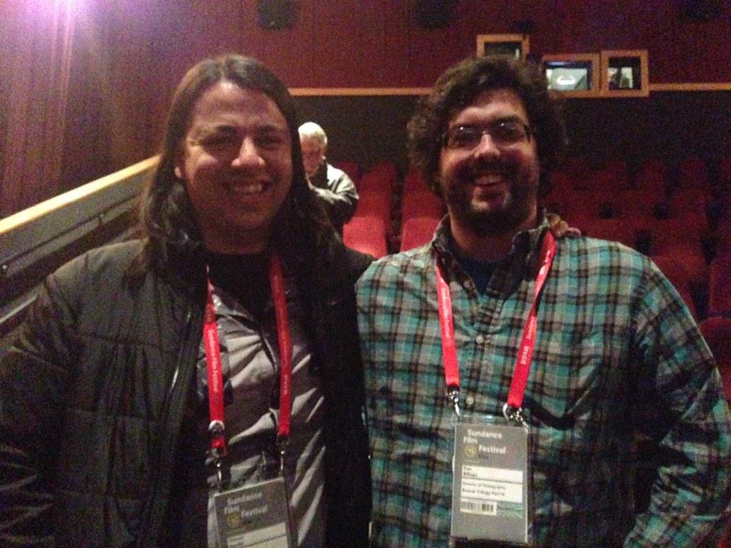 TonyClavelli's tweet photo. Steven and Dan, sound and DP for a tremendous doc on its final showing at #Sundance2015 #beavertrilogypartiv http://t.co/IlKUMtIF0N