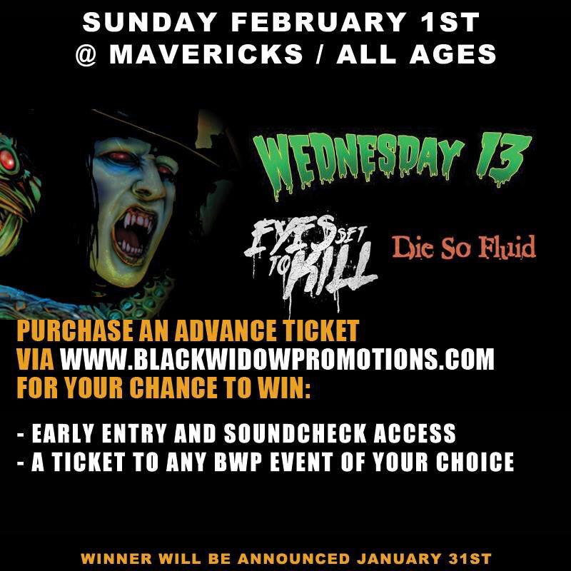 Tonight's gonna be a blast! Hope to see everyone out and dancing! #horror #showtime #wednesday #SundayFunday