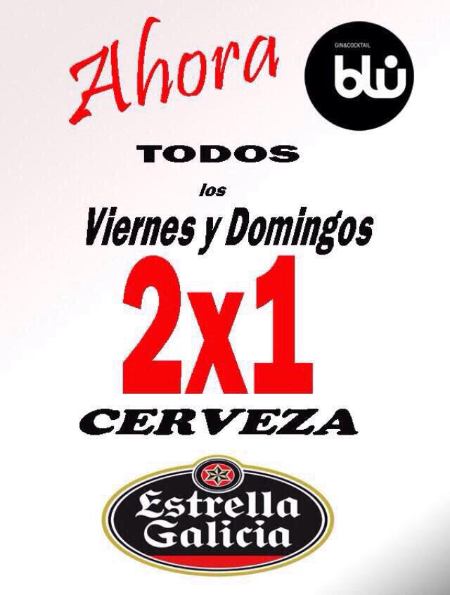 BLUEcopas's tweet photo. 2x1 en botellines para pasar la tarde viendo el futbol http://t.co/0LzHBQtrWW