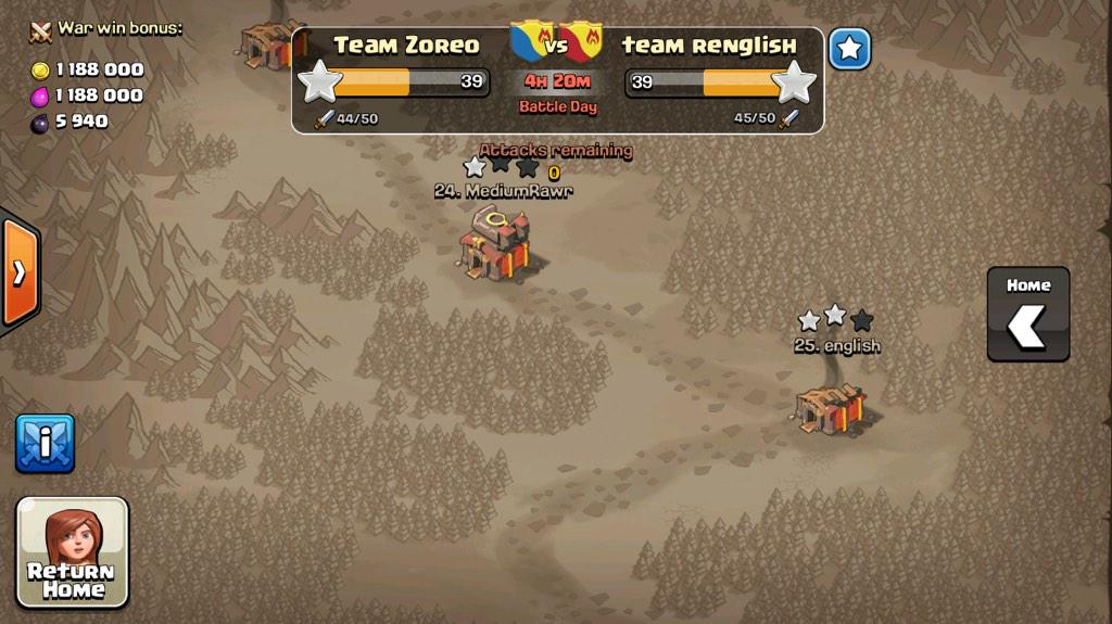 CWA's tweet photo. @ClashofClans Red Elite's second "Civil War" is gonna be a close one!!! Go team Zoreo!! #ClashOfClans #RedvsRed http://t.co/jVze6Or5DJ