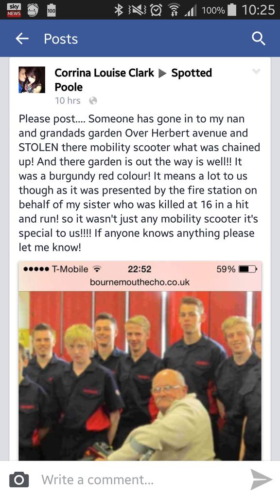 tracey_wheels's tweet photo. @Hantsfedchair please could you re tweet please would great if this was returned back to this amazing family http://t.co/D0NY9OPvpy