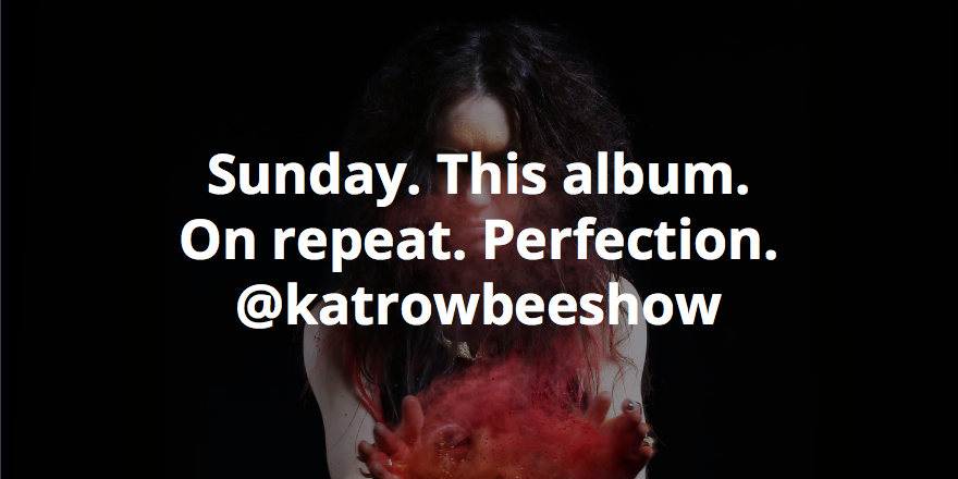MichaelS__'s tweet photo. “Sunday. This album. On repeat. Perfection. @katrowbeeshow” http://t.co/Os3Uv6xYEY