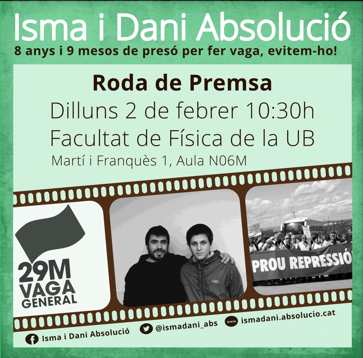 EUiASANVI's tweet photo. Isma y Dani. ABSOLUCIÓN http://t.co/hkrSdbAucS