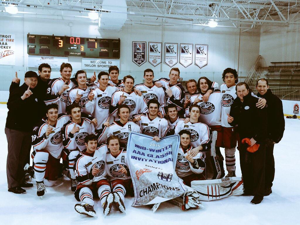 StylesP_5's tweet image. Six Wins = 2015 Mid Winter Classic Champions #DrawALine #StepTwo #TheBoyz @U18AAAJackets @BlueJacketsNHL