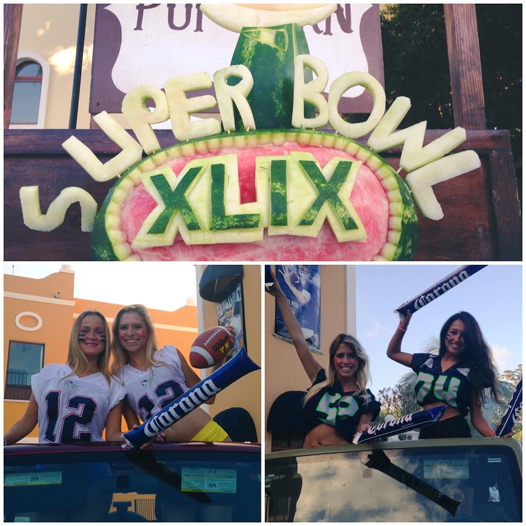 Who will win the big game today? #SuperBowlXLIX #SuperBowlSunday