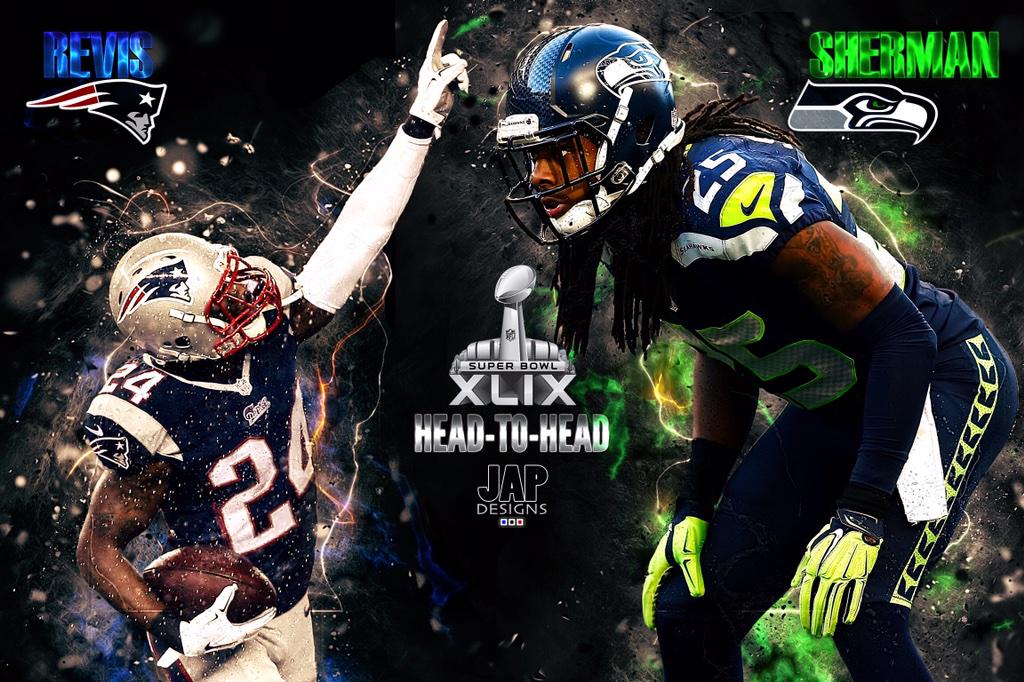 JoshuaAParr's tweet image. Just 4 Hours to go!
Who've you got? #SuperBowl #NFL

  RT for #Revis / #Patriots
FAV for #Sherman / #Seahawks