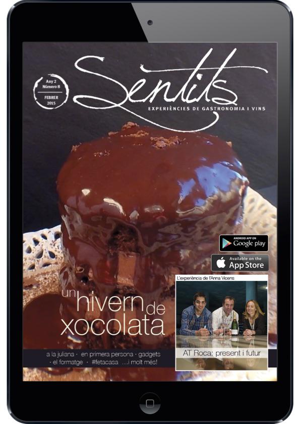RevistaSentits's tweet photo. EXTRA! EXTRA! Acaba de sortir del forn la Revista Sentits de febrer! "Un hivern de xocolata" i @Cellers_ATRoca http://t.co/5TkJN11kD4