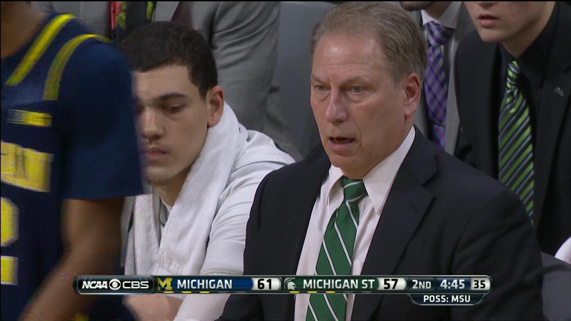 Michigan isn\t making Tom Izzo\s 60th birthday weekend a happy one. 