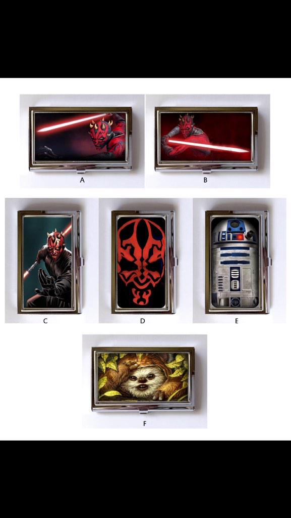 icecoldpenguin's tweet photo. Help me decide which design to buy for my new business card holder #starwars #congear http://t.co/pbtK4vka7S
