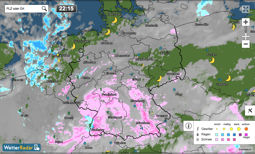 Komende uren krijgt vooral het noordwesten van België #buien te verwerken. Lokaal winters met wat natte #sneeuw.