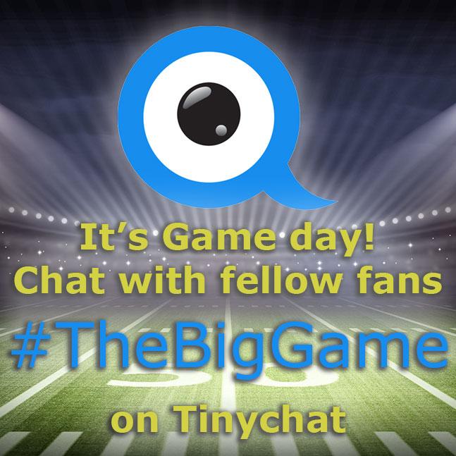 tinychat's tweet photo. It's almost game time! Chat with fellow football fans on Tinychat
http://t.co/vLFn9qBkip http://t.co/XyW99KLpdr