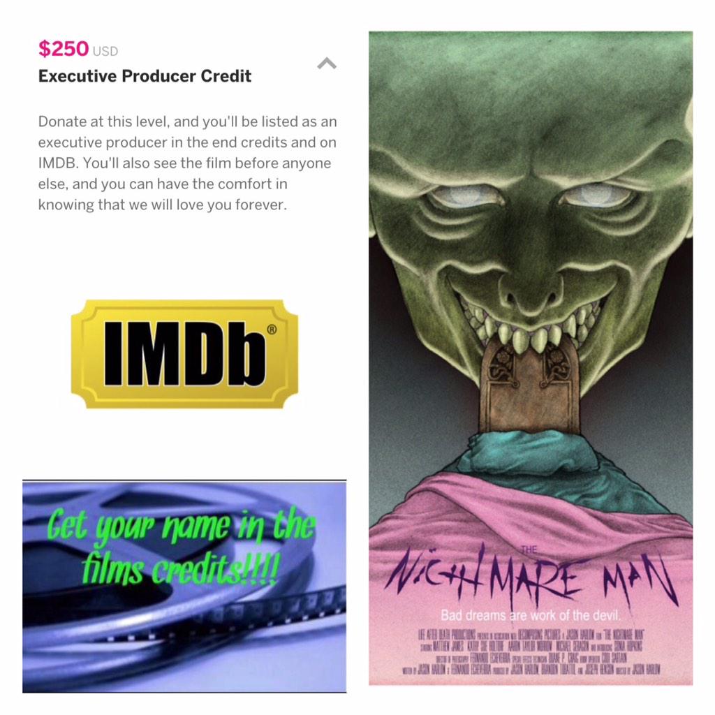 b_larimer's tweet image. Executive producer perk!!  @PromoteHorror @MrHorror @Indiegogo @IHMPJack @Anythinghorror @RainsMinions @HorrorBid