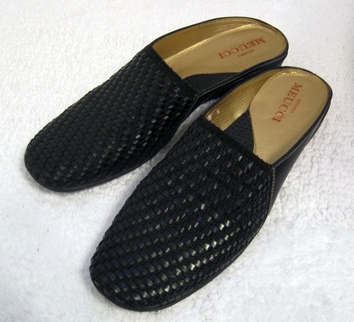 sesto meucci woven loafers