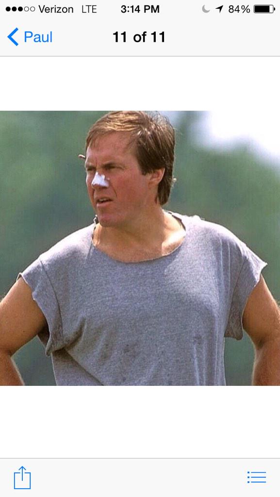 stoolpresidente's tweet photo. I'd murder for my guy. #belichick http://t.co/eX0BA75aE6