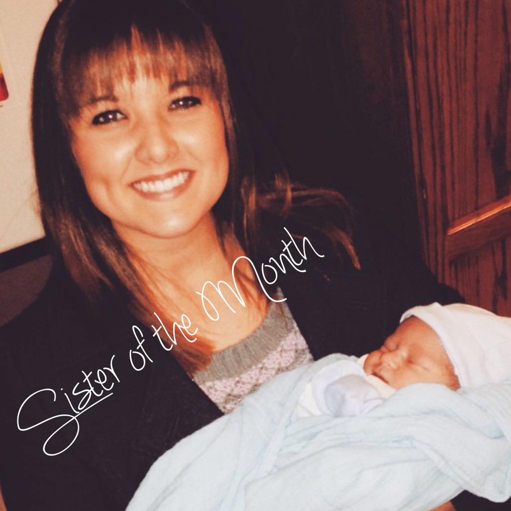 Our very first Sister of the Month!!! We love you <a href="/MichaelaaaJ/">Michaela Tillery</a>!!!!