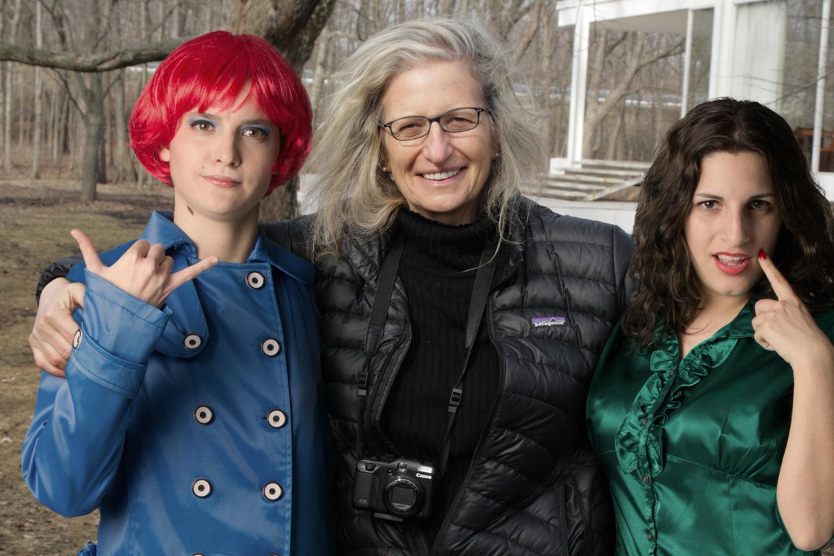 Con Annie Leibovitz. #TiaAnnita <a href="/annieleibovitz/">Annie Leibovitz</a>