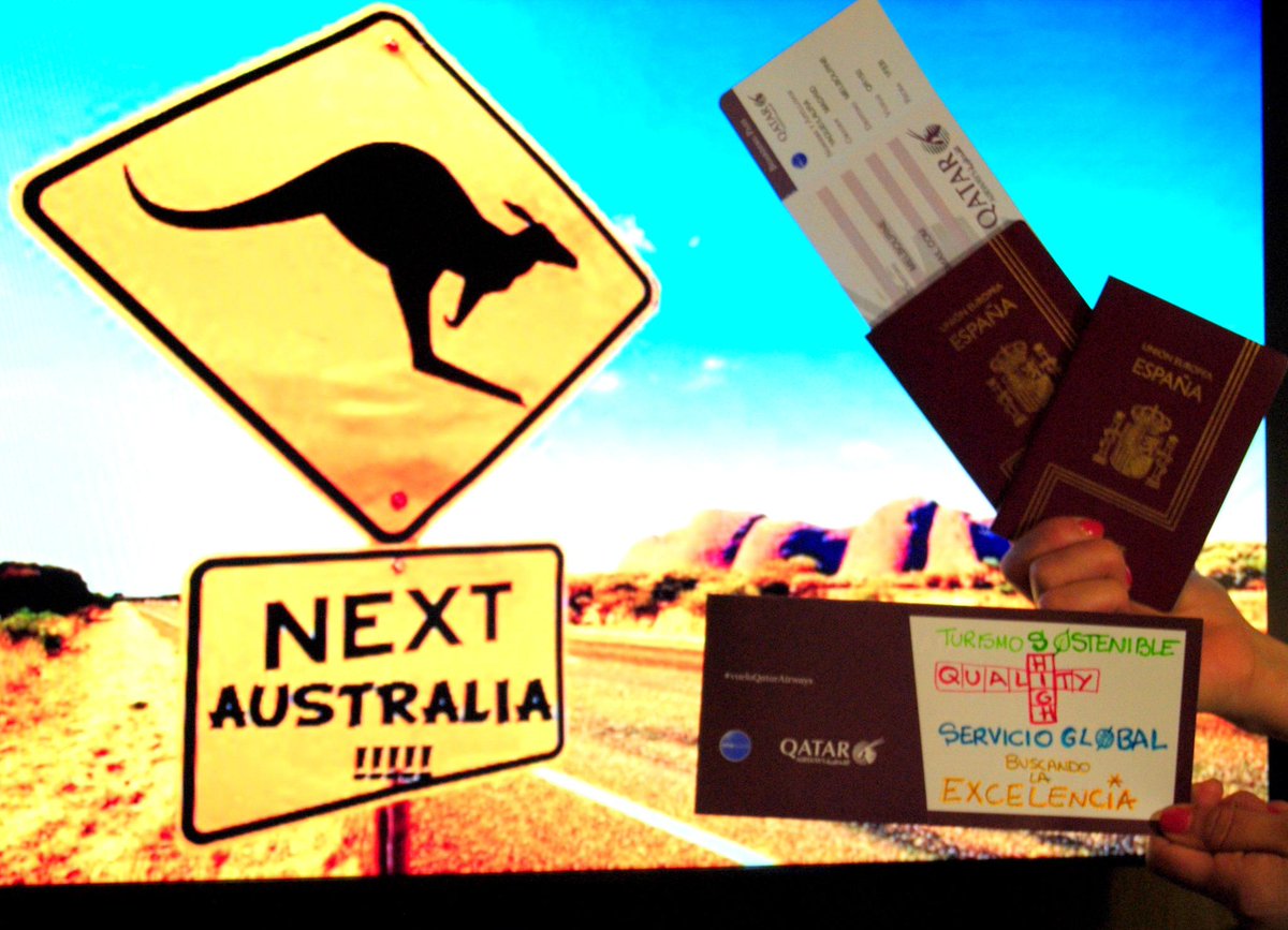 A un salto de conocer Melbourne. Gracias <a href="/qatarairways/">Qatar Airways</a> !! #vueloQatarAirways