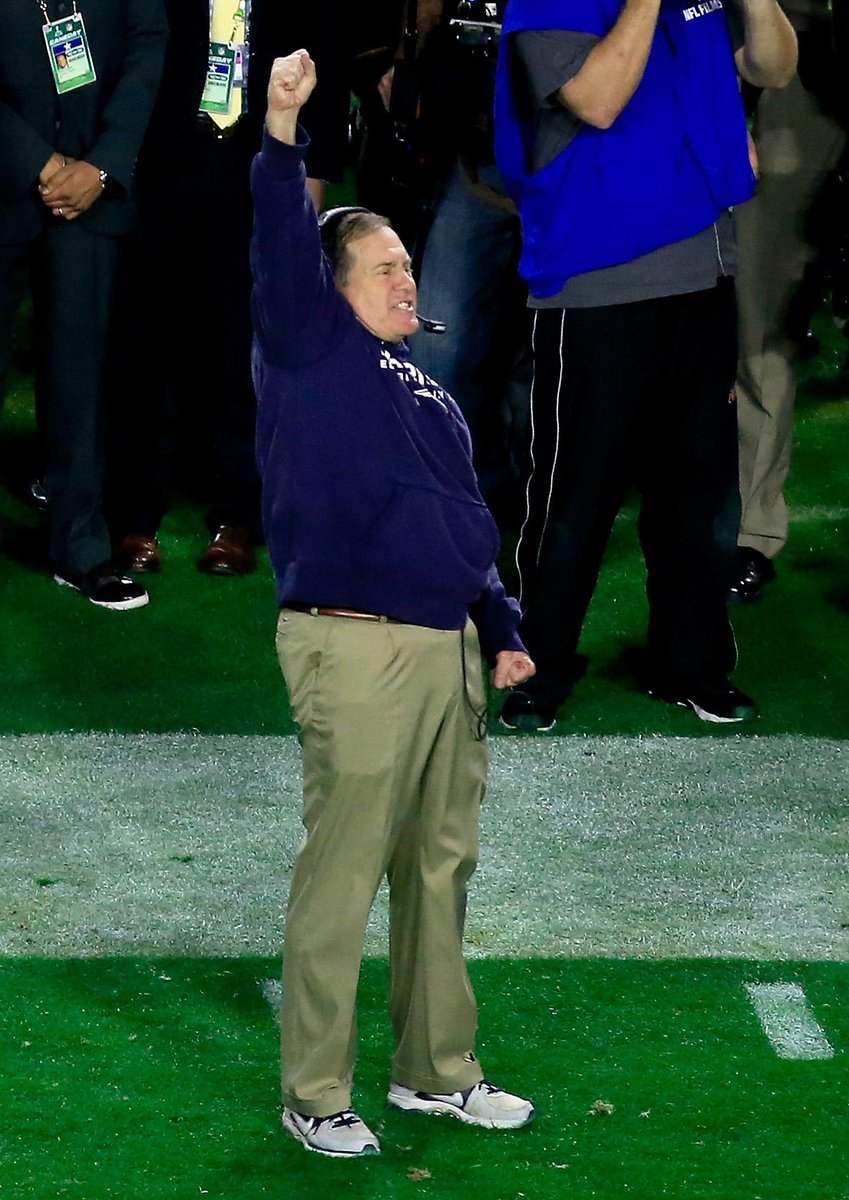 ESPNNFL's tweet photo. Bill Belichick -- We're on to Disney World http://t.co/fOIpNaF3N6