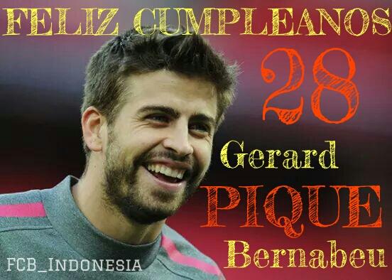 Happy Birthday Gerard Pique (28) and (38)       