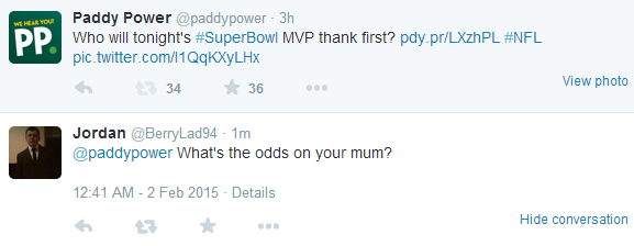 paddypower's tweet photo. Jordan's done me there. F*cking destroyed me. http://t.co/Z5lzROUTLG