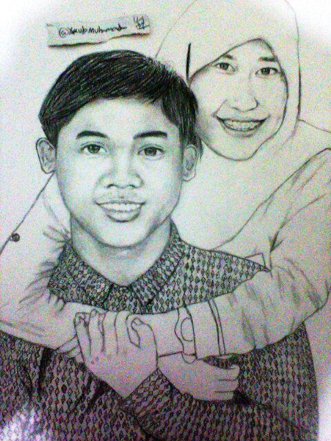 yuk di order lukisan/karikatur buat kado ultah/anniv dll:) info harga add pin: 26DAA9AB